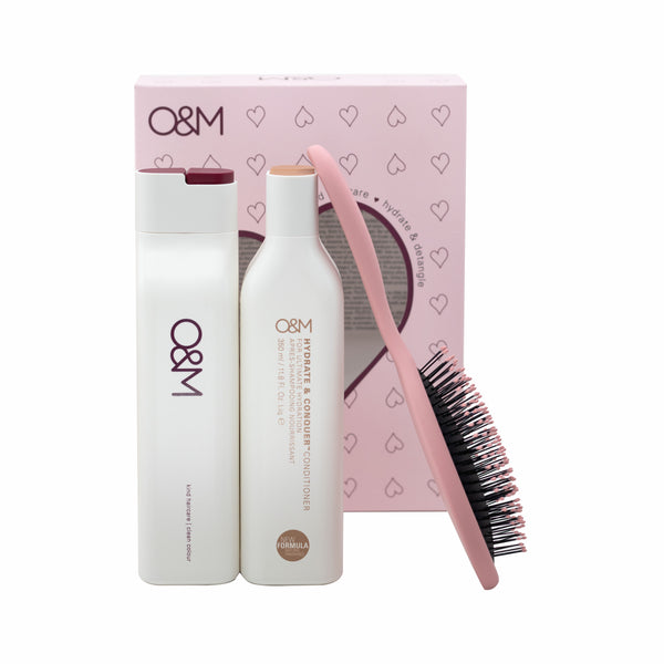 O&M Hydrate and Tangle-Free Gift Set